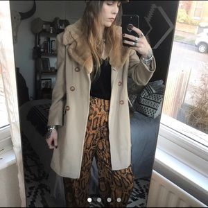 Vintage Beige Penny Lane Coat